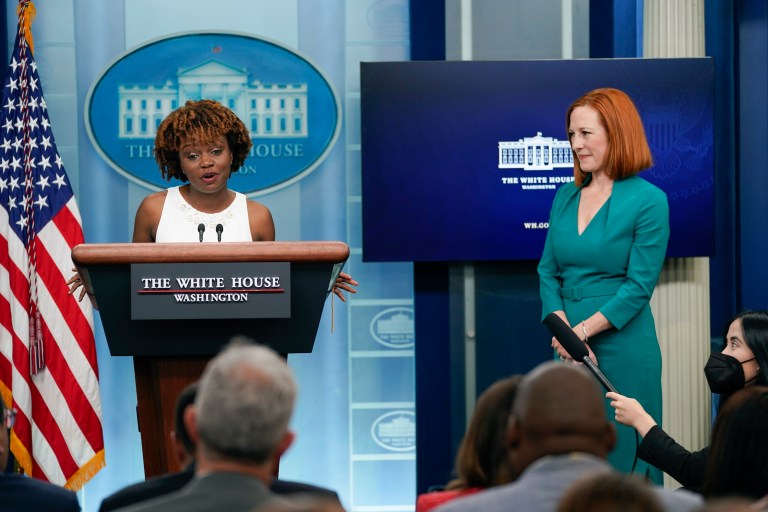 First black White House press secretary says she hopes to ‘make people proud’