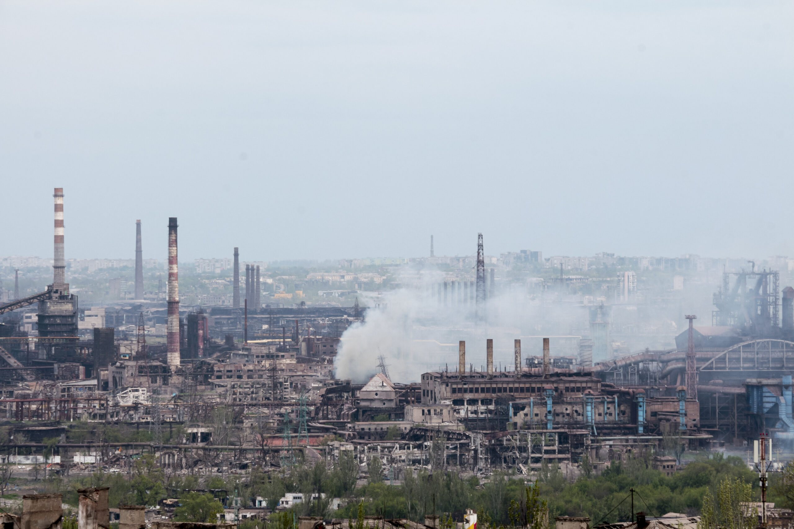All women and children rescued from besieged Mariupol steel plant