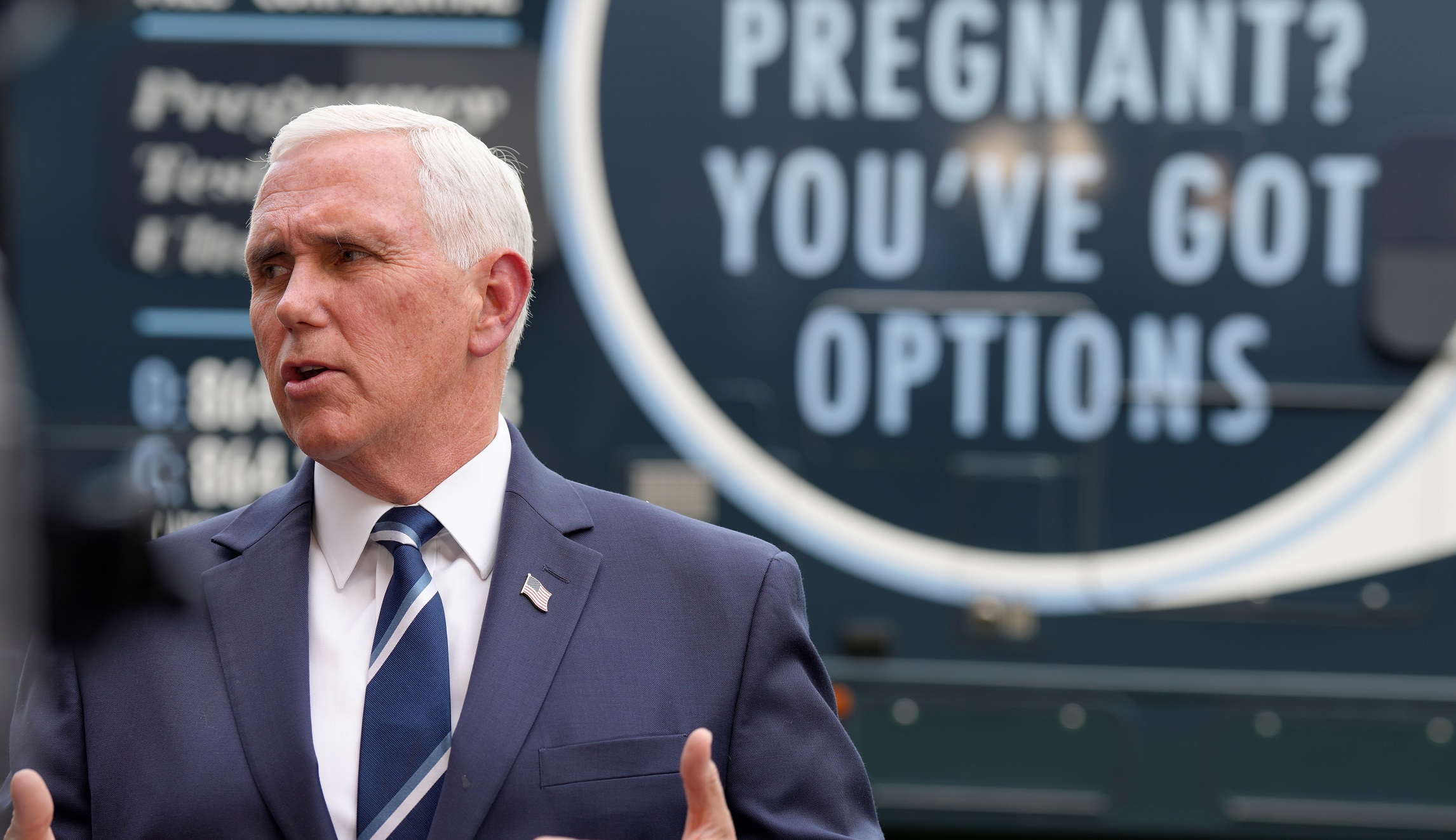 Pence loud and Trump silent on Dobbs draft opinion