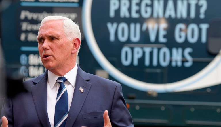 Pence loud and Trump silent on Dobbs draft opinion