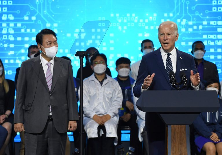 Biden mispronounces South Korean president’s name during speech
