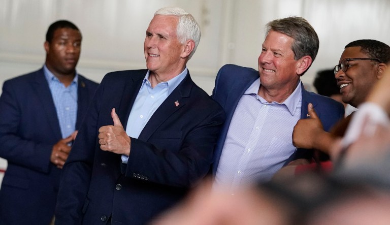 Kemp celebrates big primary win over Perdue and shifts focus to Abrams