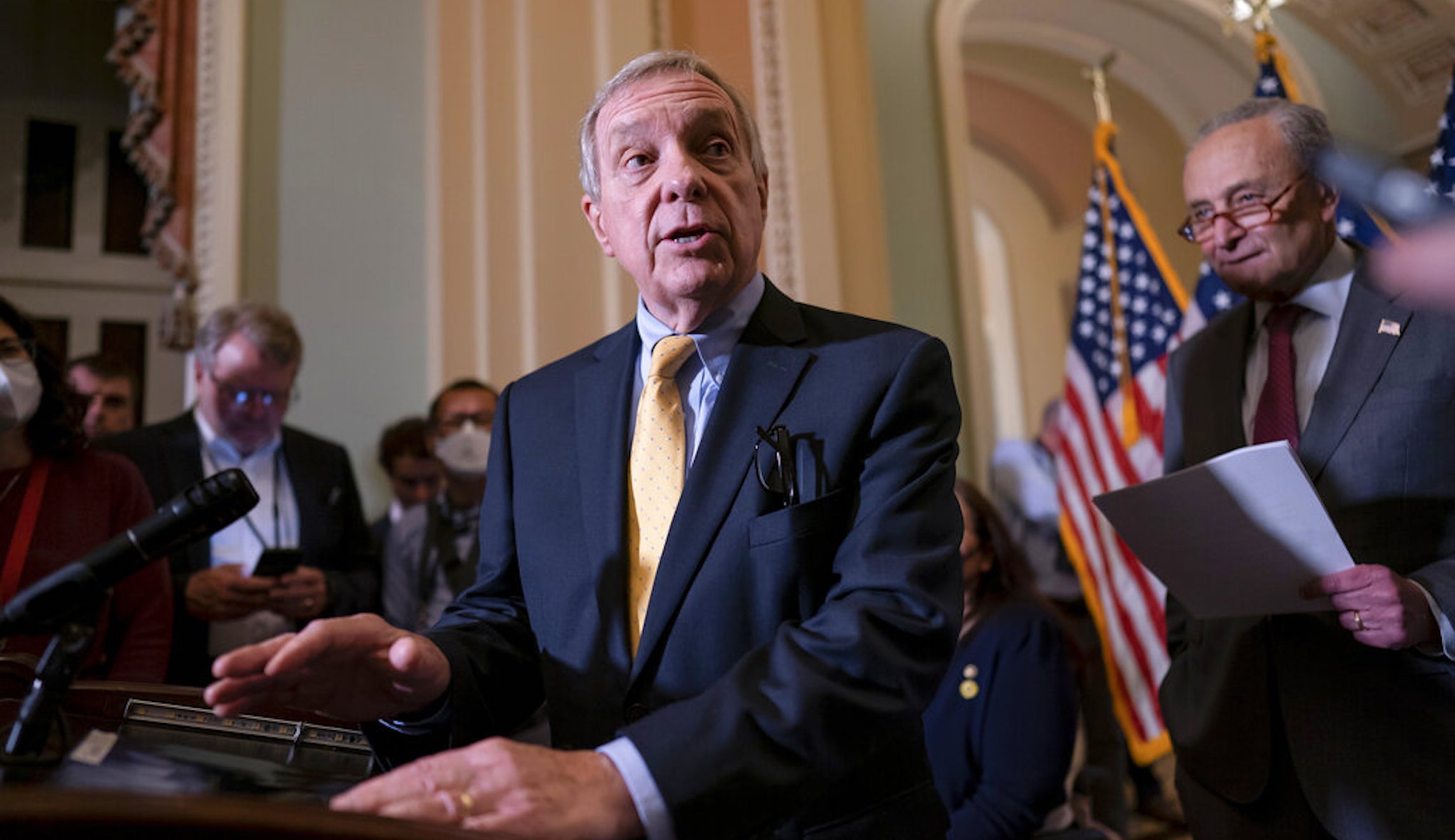 Dick Durbin says calls to impeach Clarence Thomas are ‘not realistic’