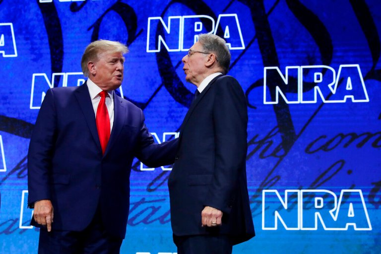 Surprise smooth sailing at NRA convention, LaPierre reelected
