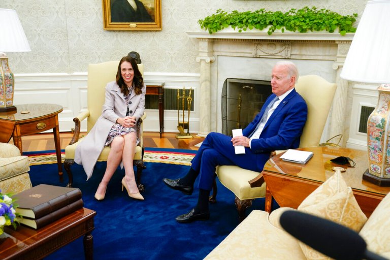 ‘Slaughter of innocents’: Biden and New Zealand leader discuss domestic extremism