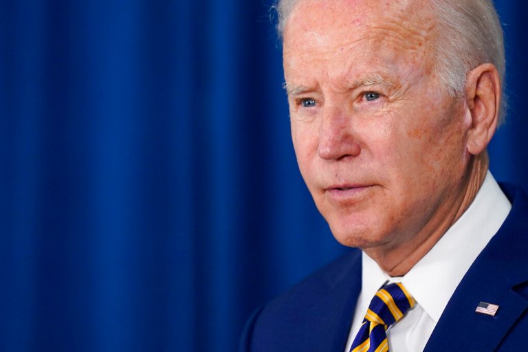 President Joe Biden speaks Friday, June 3, 2022, in Rehoboth Beach, Delaware. 