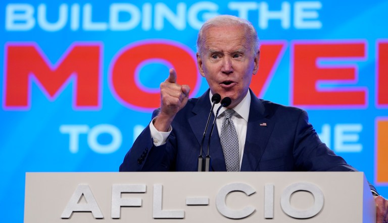 While Biden touts manufacturing, labor unions are changing