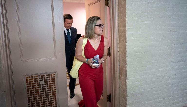 Sinema signs off on Manchin-Schumer spending bill