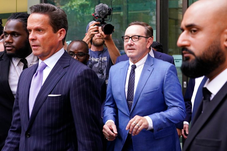 Spacey appears in UK court over sexual assault charges