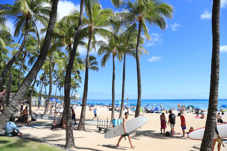 A view of Waikiki Beach, Thursday, June, 23, 2022 in Honolulu.