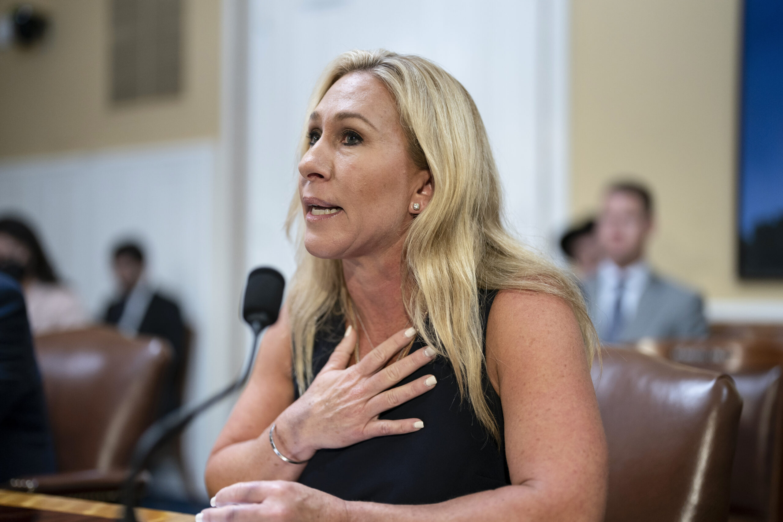 Greene turns to Ethics Committee over posters defaced by Democratic staffer: Report