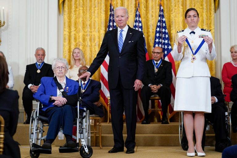 Biden honors Simone Biles, John McCain, and 15 others with Presidential Medal of Freedom