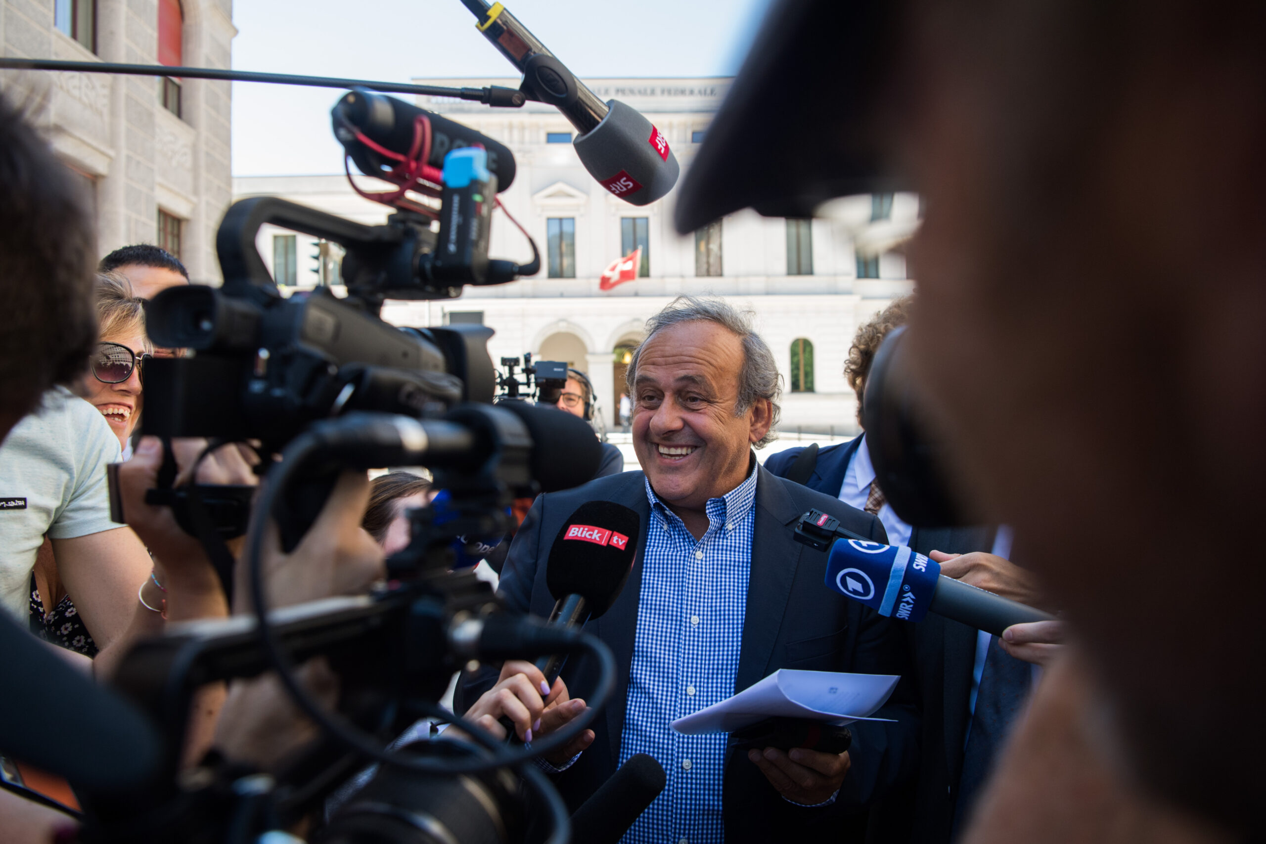 Former FIFA and UEFA presidents acquitted on charges of defrauding FIFA