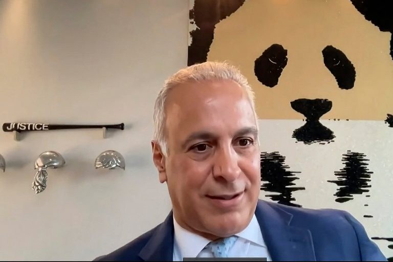 This exhibit from video released by the House Select Committee shows Eric Herschmann, former White House adviser, during an interview.