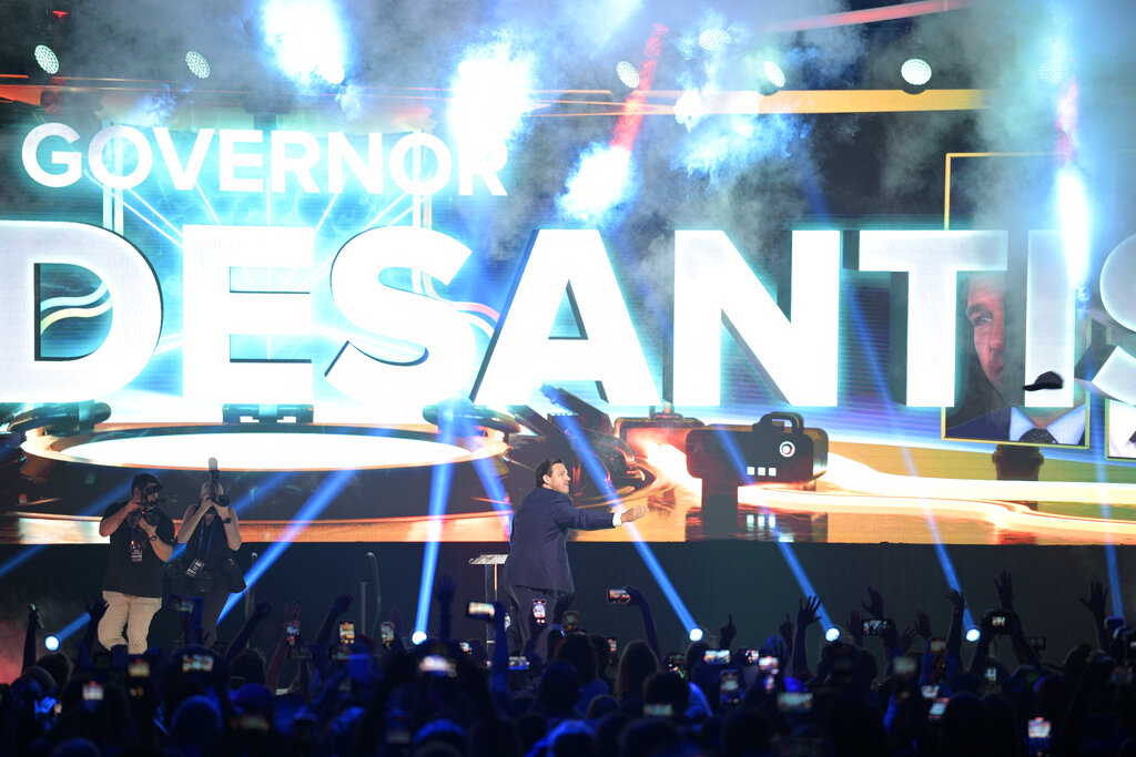 ‘Freedom’ cheered in first Ron DeSantis campaign ad