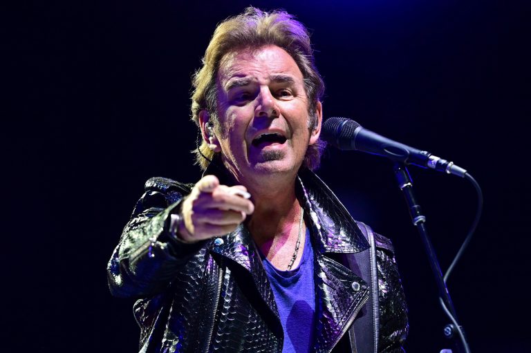 Jonathan Cain of Journey performs during a concert Saturday Aug. 6, 2022, at the Pro Football Hall of Fame in Canton, Ohio. 