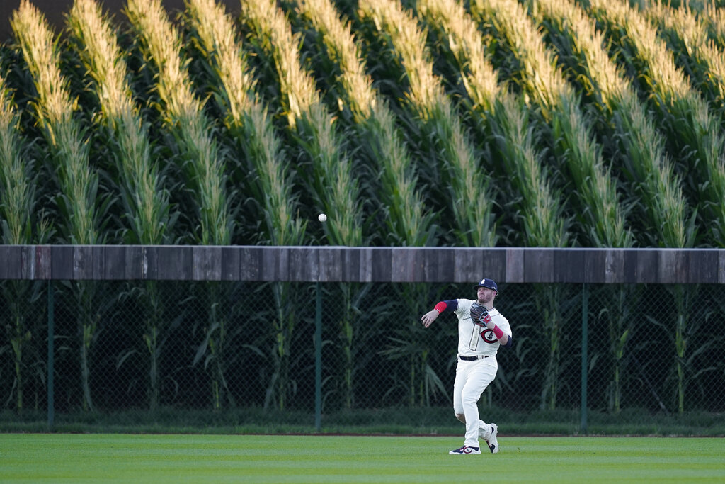 Cubs beat Reds in MLB Field of Dreams game marked by tributes to legends