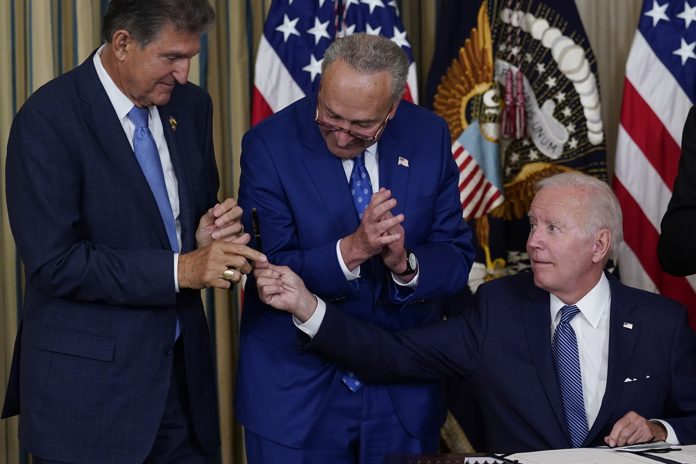 NRSC ad slams Joe Manchin for backing then flipping on Inflation Reduction Act