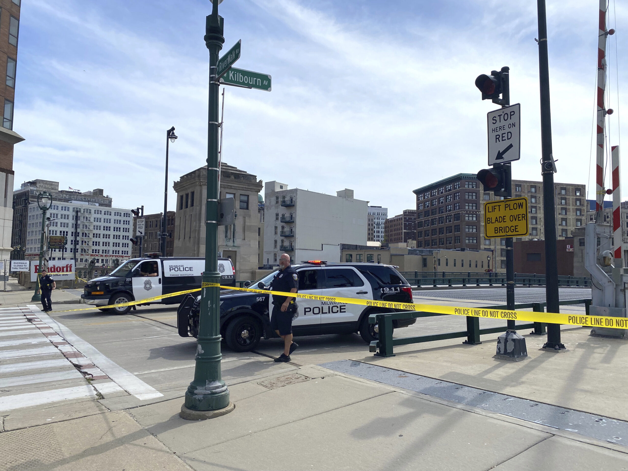Man plummets 70 feet to death after drawbridge opens under him