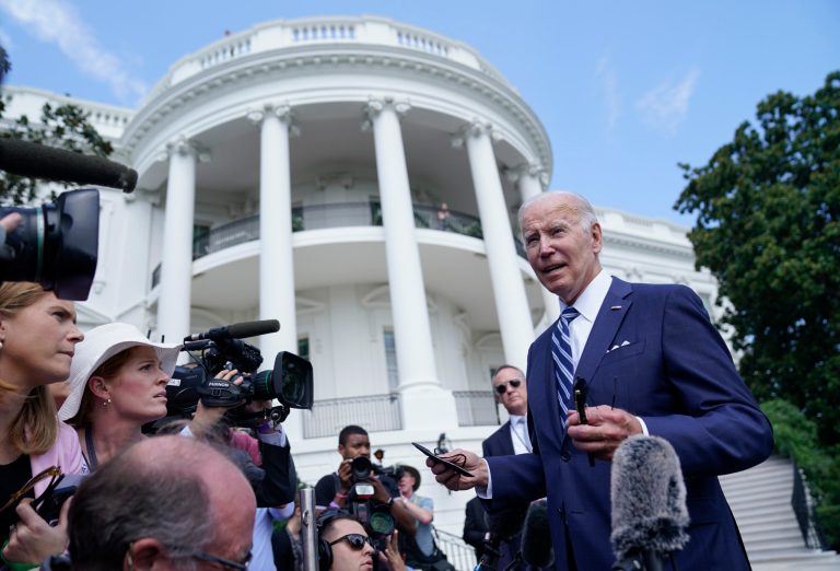 ‘C’mon’: Biden scoffs at Trump’s Mar-a-Lago legal defense