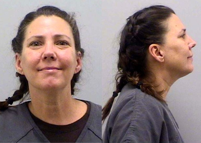 This undated booking photo provided by the Douglas County Sheriff's Office, in Colorado, shows Cynthia Abcug
