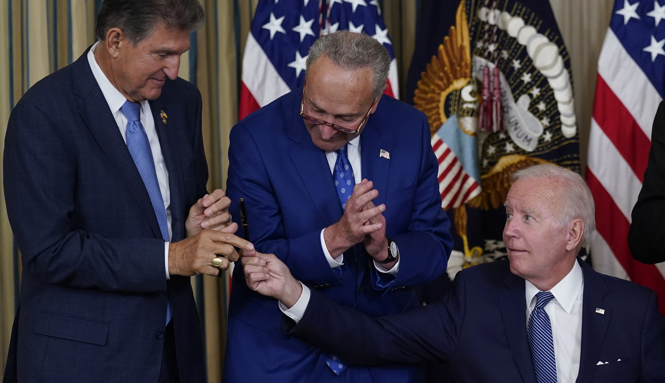 How Manchin’s support for Biden’s Inflation Reduction Act has evolved