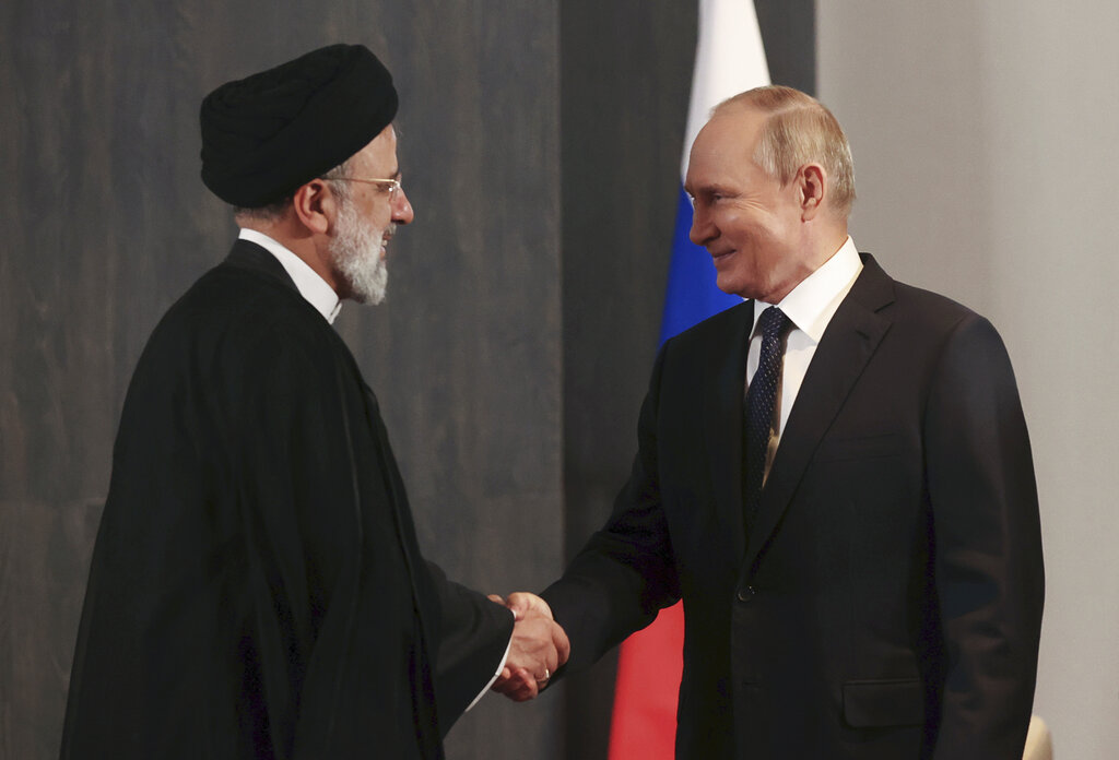 Putin and Iranian leader Raisi discuss ‘joint infrastructure projects’