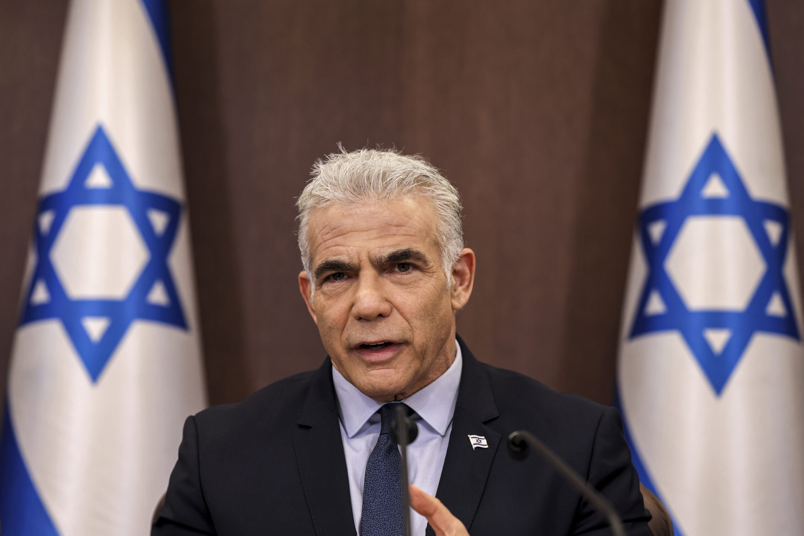 Israel’s Lapid conditions ‘two-state solution’ on no Palestinian ‘terror base’