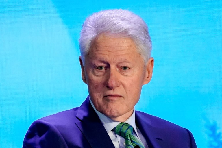 Former President Bill Clinton speaks at the Clinton Global Initiative, Monday, Sept. 19, 2022, in New York. 