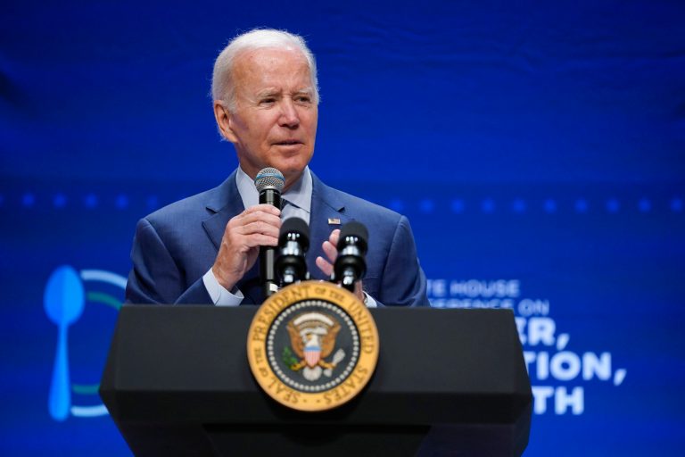 Biden hits campaign trail but doesn’t make Democrats get too close