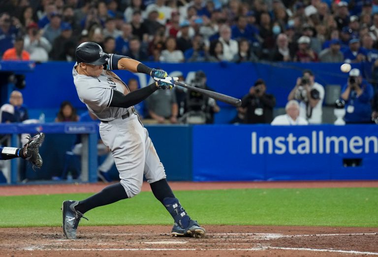 WATCH: Yankees’ star Aaron Judge ties Roger Maris’s American League single-season home run record