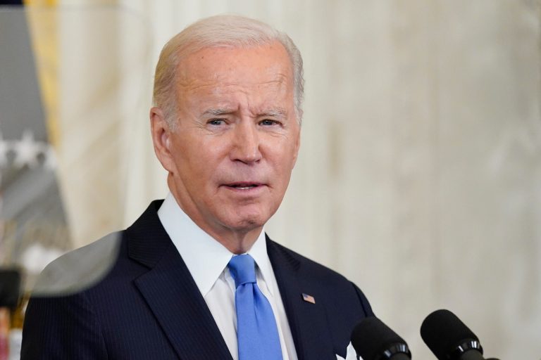 President Joe Biden speaks during a reception to celebrate the Jewish new year in the East Room of the White House in Washington, Friday, Sept. 30, 2022. A new video from the Senate Republicans highlights Biden's failures during his first two years in office. (AP Photo/Susan Walsh)