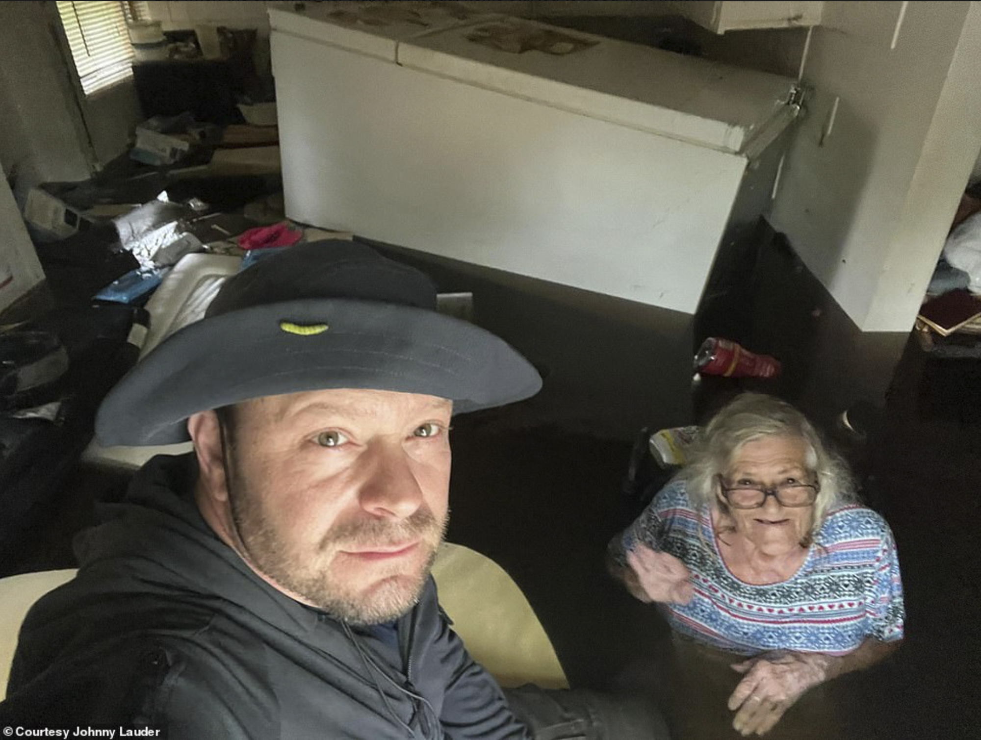 WATCH: Son swims through Florida’s flooded streets to rescue 84-year-old mother