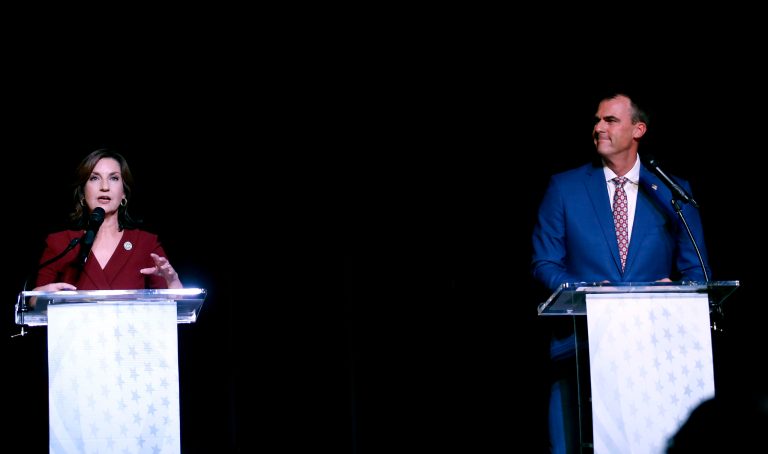 Five takeaways from Oklahoma gubernatorial debate between Kevin Stitt and Joy Hofmeister