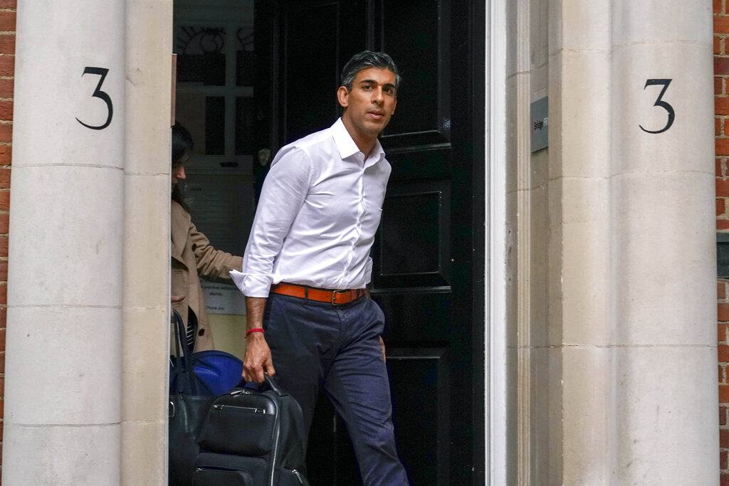 UK prime minister: Sunak leads race, Johnson yet to declare