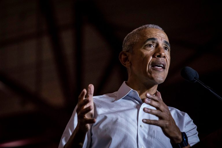 Former President Barack Obama drew raucous applause at a campaign rally in Pittsburgh, Pennsylvania Saturday for Lt. Gov. John Fetterman (D-PA)by heartily attack Dr. Mehmet Oz (R-PA) and other Republican candidates.
