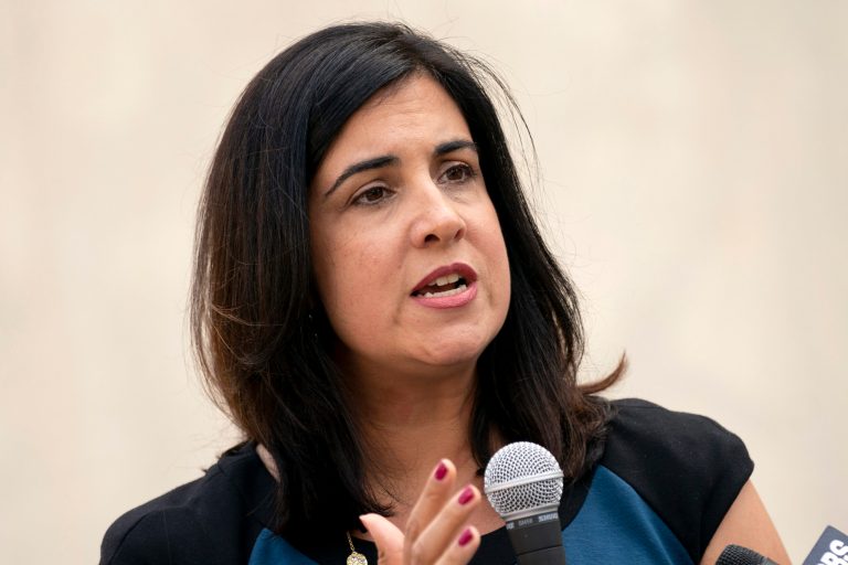 Rep. Nicole Malliotakis, R-N.Y., speaks during a news conference, on Aug. 15, 2022, in New York.