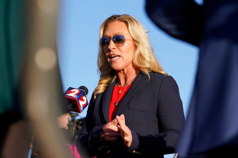 Marjorie Taylor Greene promises leadership after GOP blows election