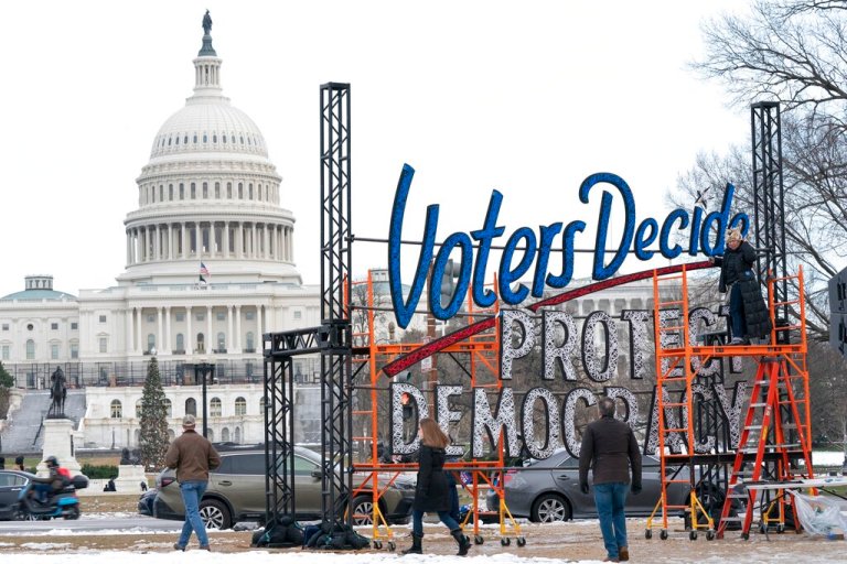 Voters agree democracy under attack, disagree on why