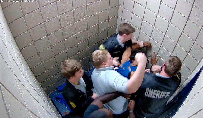 Georgia officials respond to viral video of deputies beating inmate