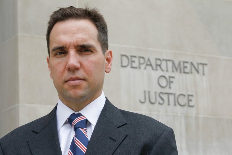 Jack Smith, the Department of Justice's chief of the Public Integrity Section, poses for a photo at the Department of Justice in Washington, Aug. 24, 2010. Smith, the prosecutor named as special counsel to oversee investigations related to former President Donald Trump, has a long career confronting public corruption and war crimes. 