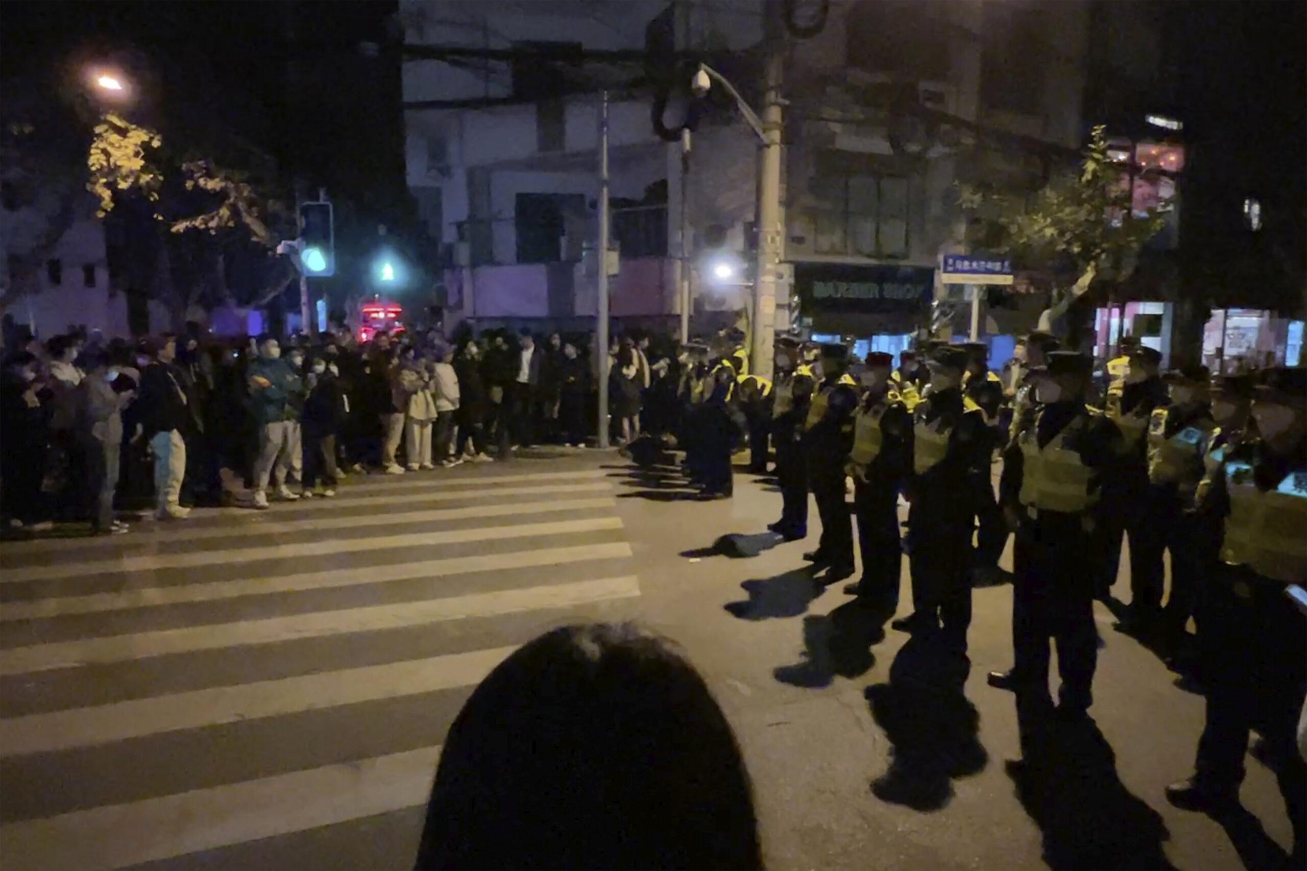 WATCH: Chinese protesters met with force by police over COVID-19 restrictions