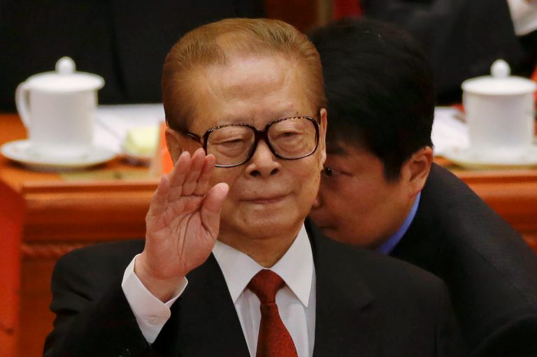 Former Chinese President Jiang Zemin.