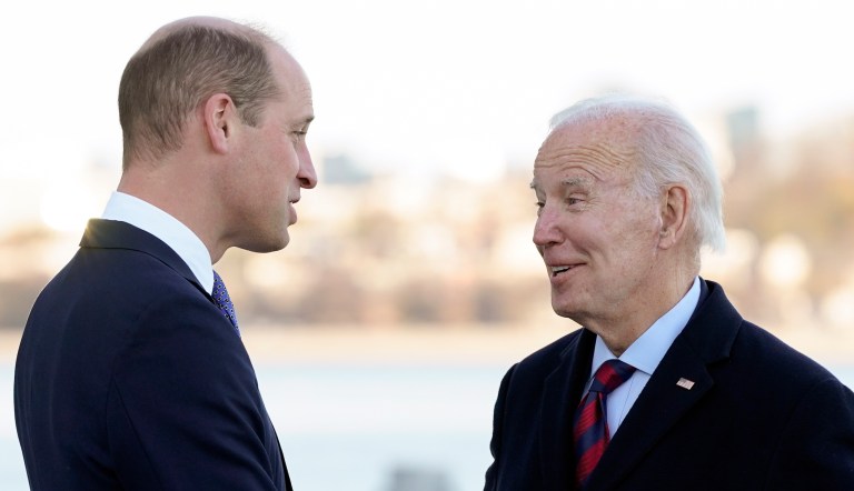 Biden meets Prince William amid backdrop of rail protests