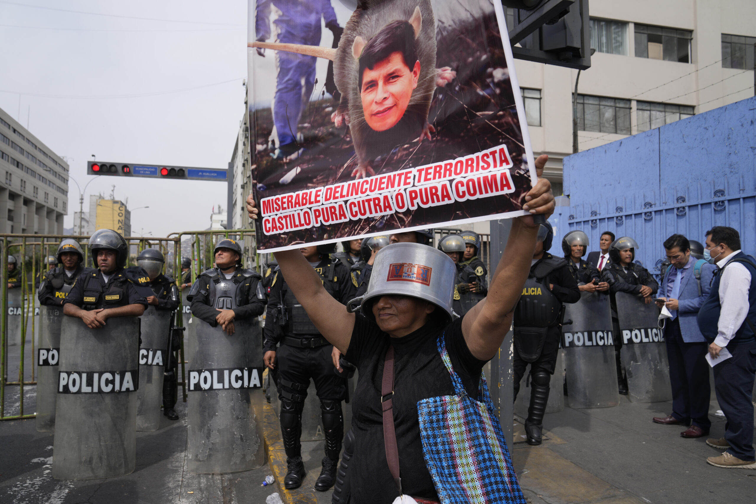 Peruvian President Pedro Castillo arrested after coup attempt; vice president sworn in