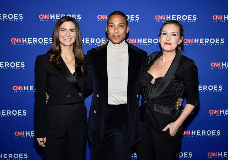 CNN anchors Kaitlan Collins, Don Lemon, and Poppy Harlow attend the 16th annual CNN Heroes All-Star Tribute at the American Museum of Natural History on Sunday, Dec. 11, 2022, in New York. 