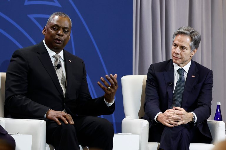 WATCH LIVE: Lloyd Austin and Antony Blinken hold briefing during leaked document fallout