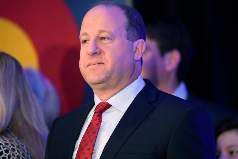 FILE - Colorado Gov. Jared Polis.