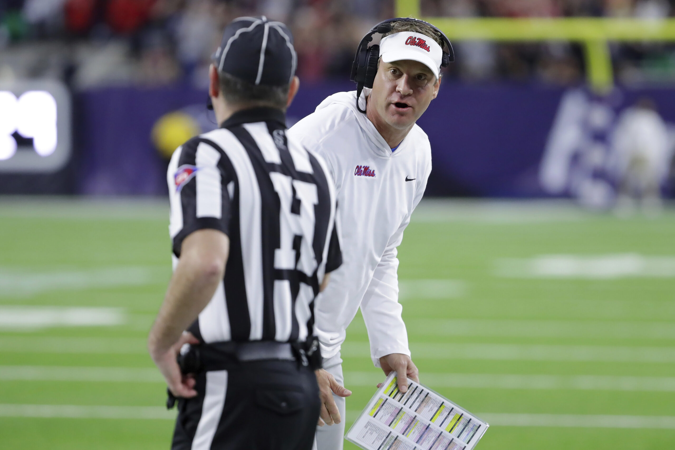 Mississippi head coach accuses Texas Tech player of spitting, using racial slur