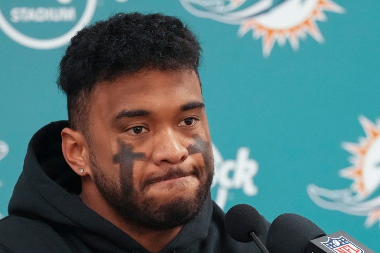 Miami Dolphins quarterback Tua Tagovailoa.
